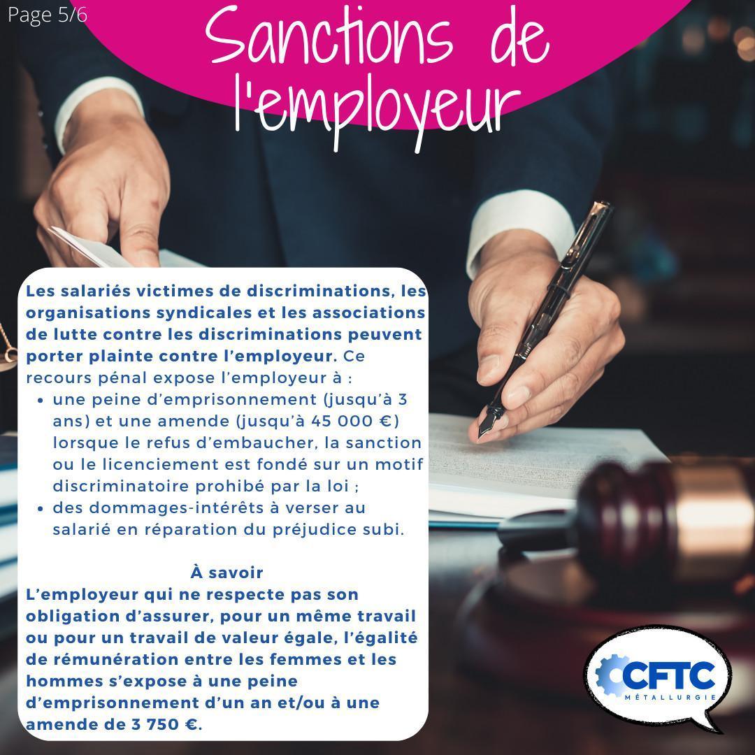 Égalité femmes – hommes : recours du salarié Égalité femmes – hommes : recours du salarié