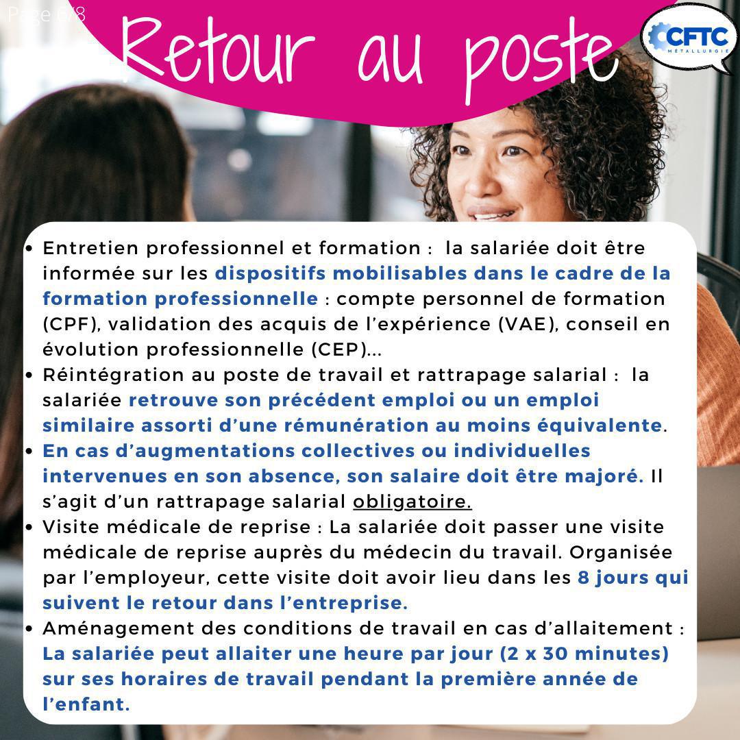 Le congé maternité Le congé maternité