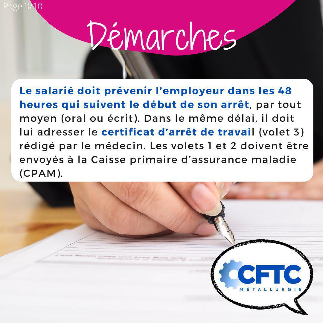 L'arrêt maladie 🤒 L'arrêt maladie 🤒