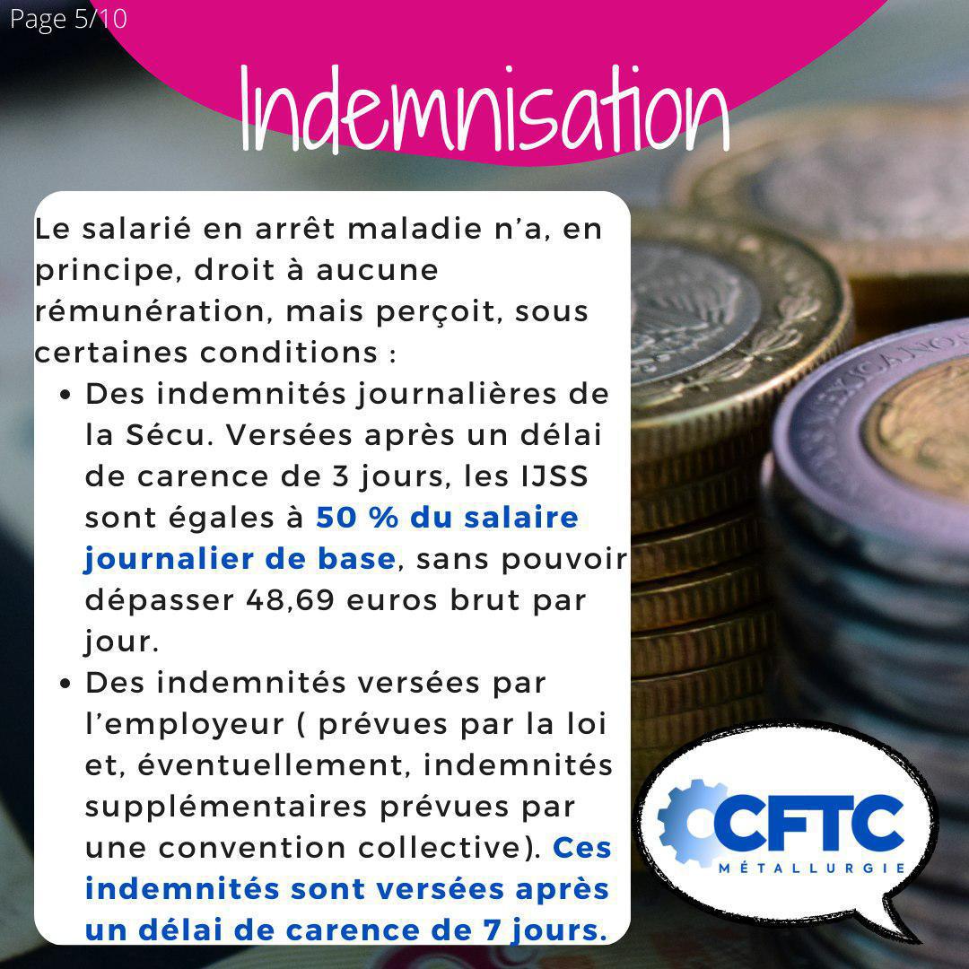 L'arrêt maladie 🤒 L'arrêt maladie 🤒