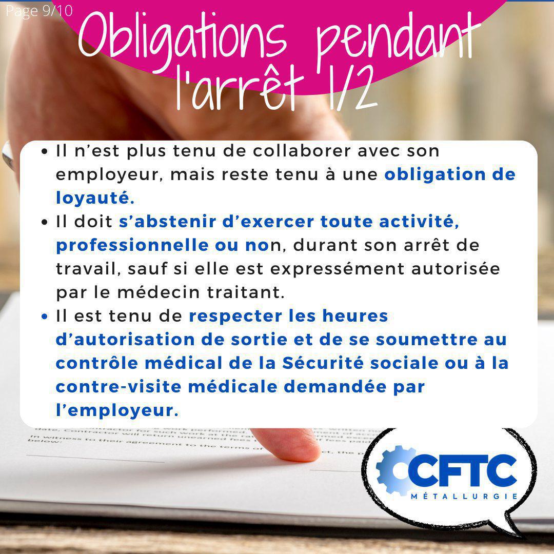 L'arrêt maladie 🤒 L'arrêt maladie 🤒