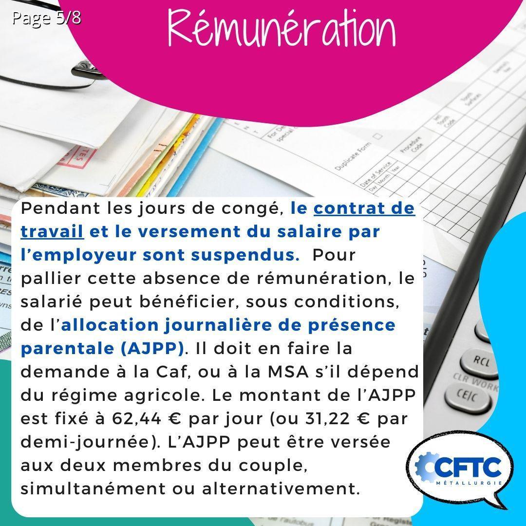 Le congé de présence parentale Le congé de présence parentale