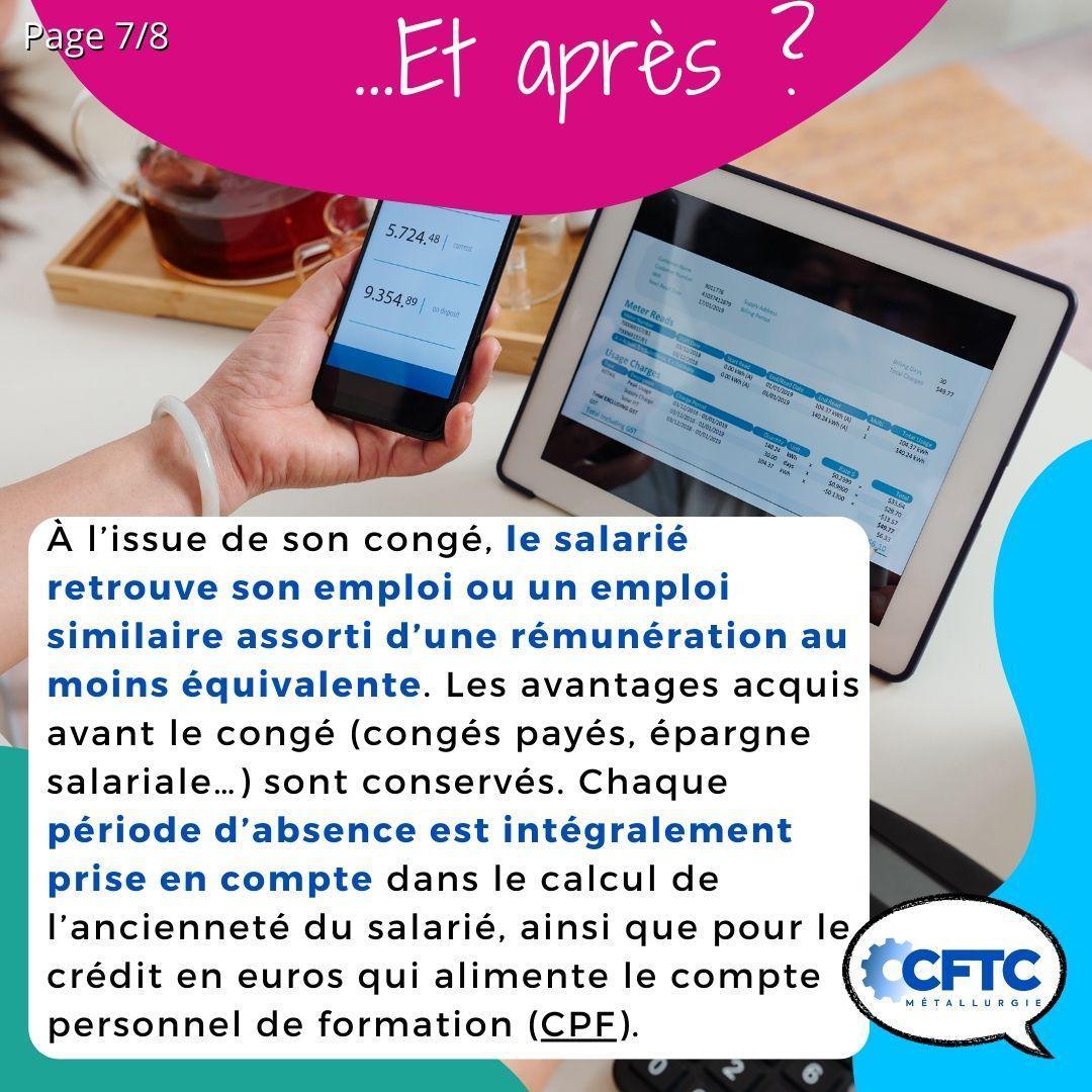Le congé de présence parentale Le congé de présence parentale