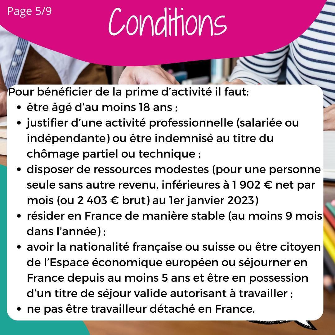 La prime d'activité La prime d'activité