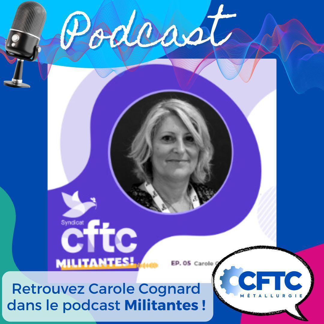 Retrouvez Carole Cognard, Secrétaire Générale Adjointe à la Fédération Métallurgie dans le podcast "Militantes !" Retrouvez Carole Cognard, Secrétaire Générale Adjointe à la Fédération Métallurgie dans le podcast "Militantes !"