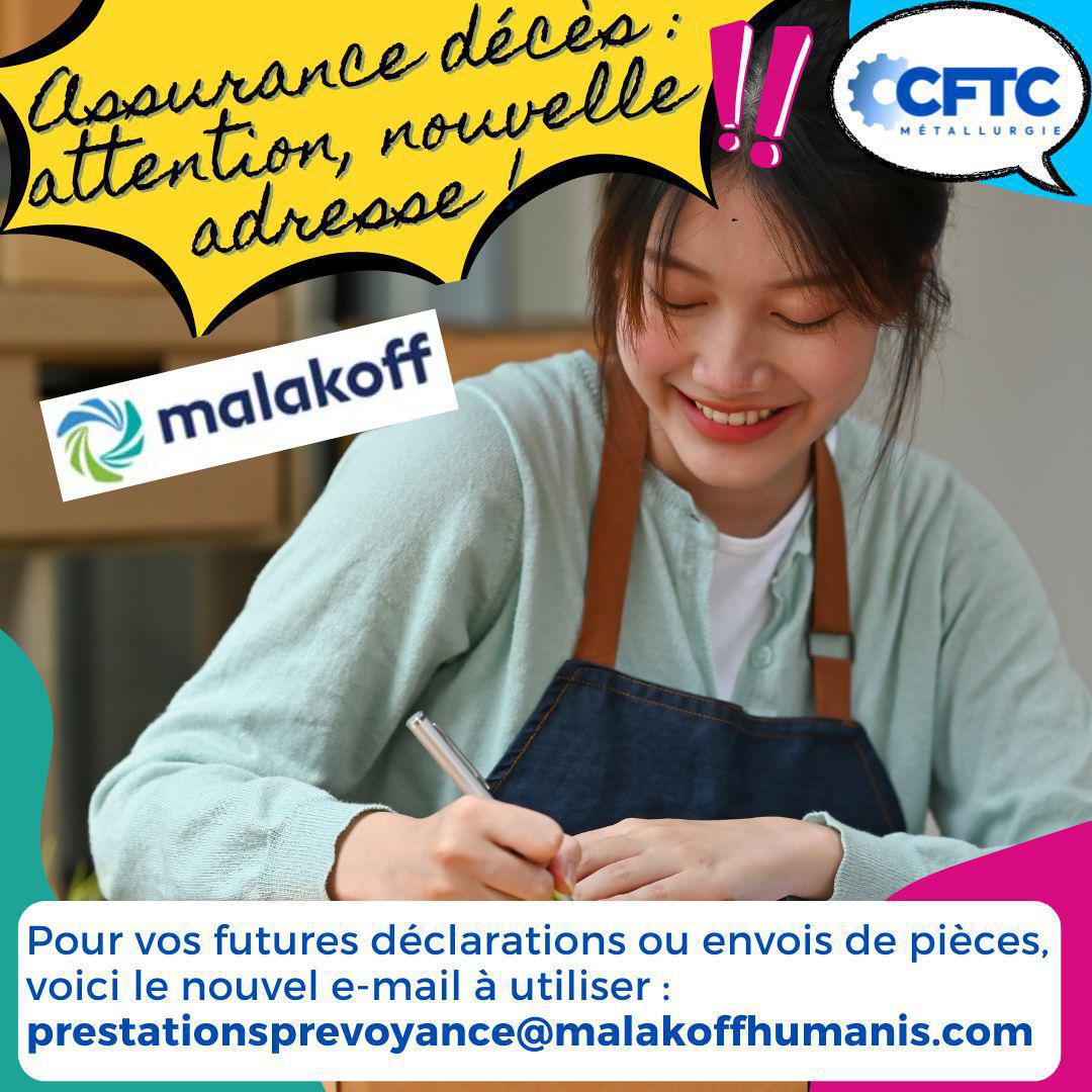  📢Assurance décès : attention, nouvelle adresse ! 