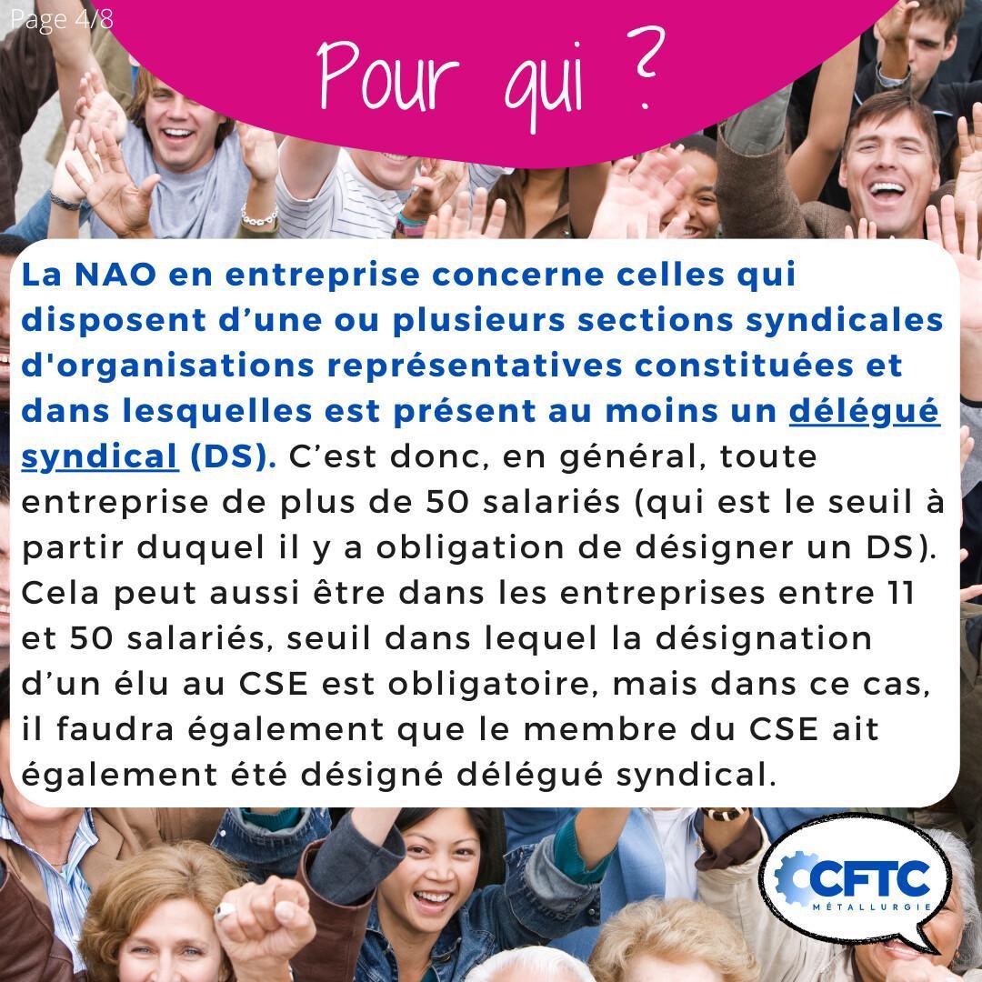 Les NAO (Négociations Annuelles Obligatoires) Les NAO (Négociations Annuelles Obligatoires)