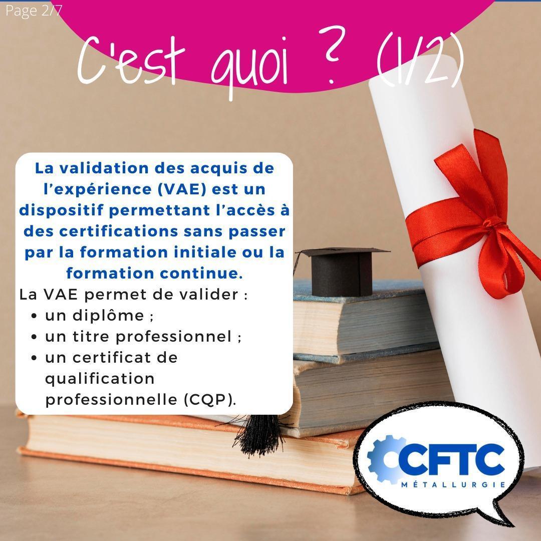 La VAE (Validation des Acquis de l'ExpĂ©rience) đ La VAE (Validation des Acquis de l'ExpĂ©rience) đ