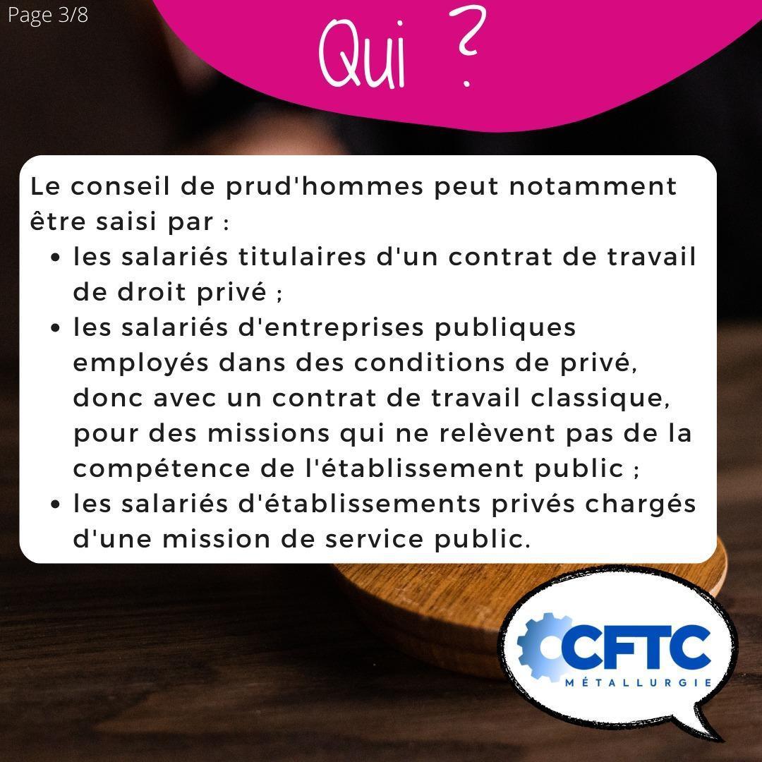 Le conseil de prud'hommes (CPH) Le conseil de prud'hommes (CPH)