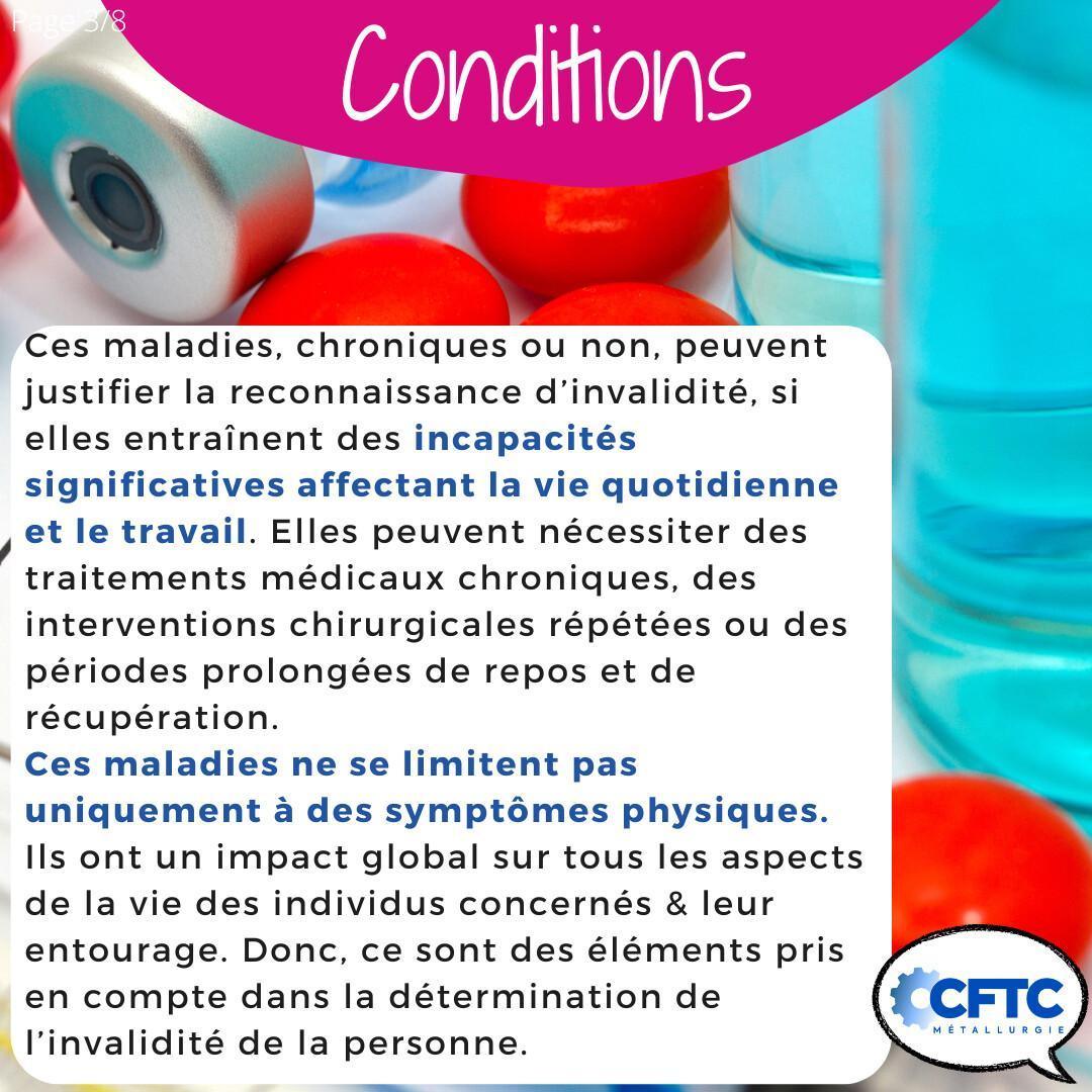 Les maladies invalidantes