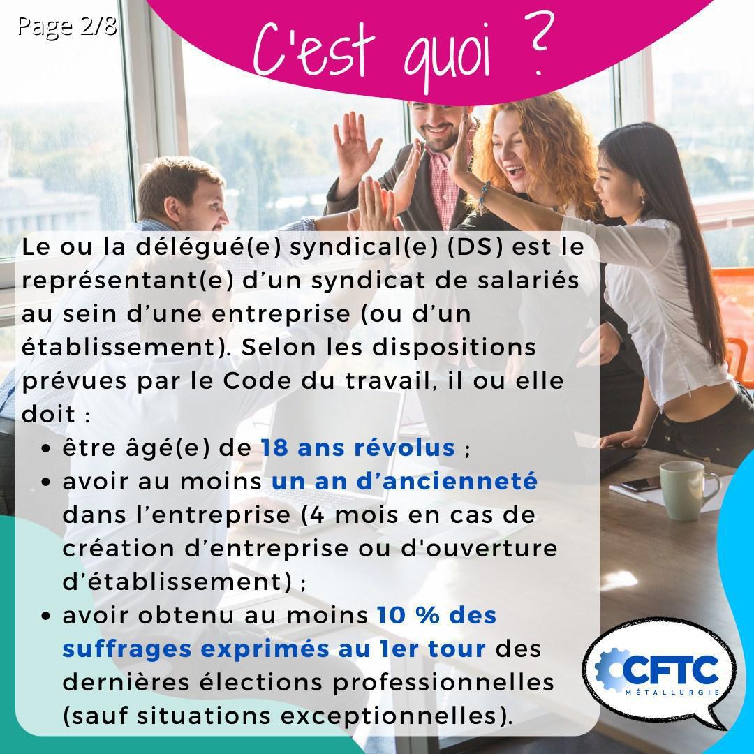 Le ou la délégué(e) syndical(e) Le ou la délégué(e) syndical(e)