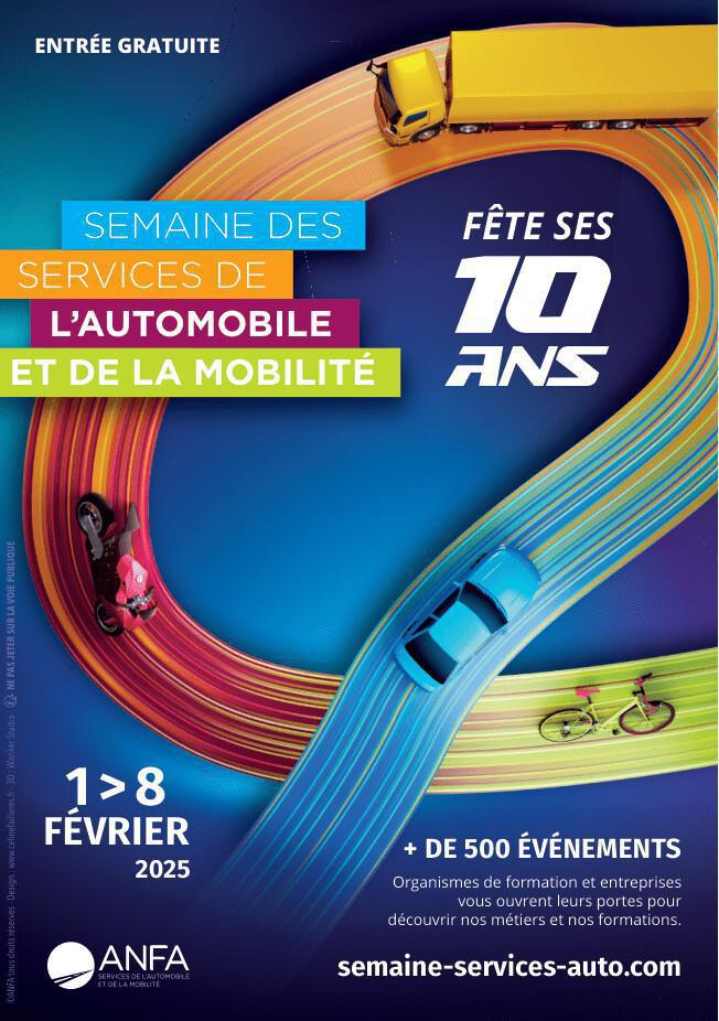 Du 1er au 8 février : 10ème Semaine des Services de l’automobile