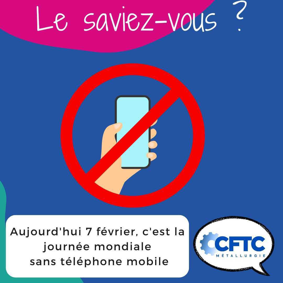 Journée mondiale sans téléphone portable