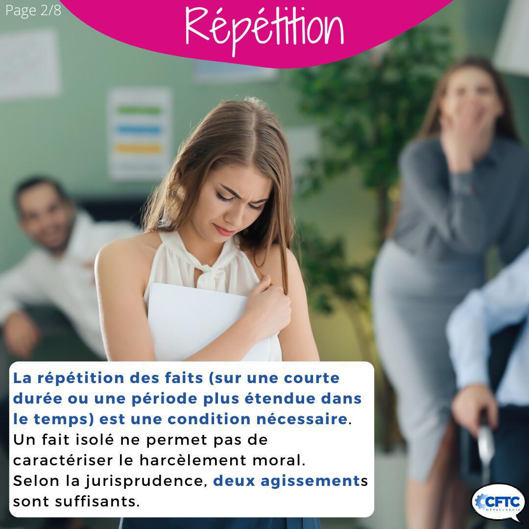 Le harcèlement au travail Le harcèlement au travail