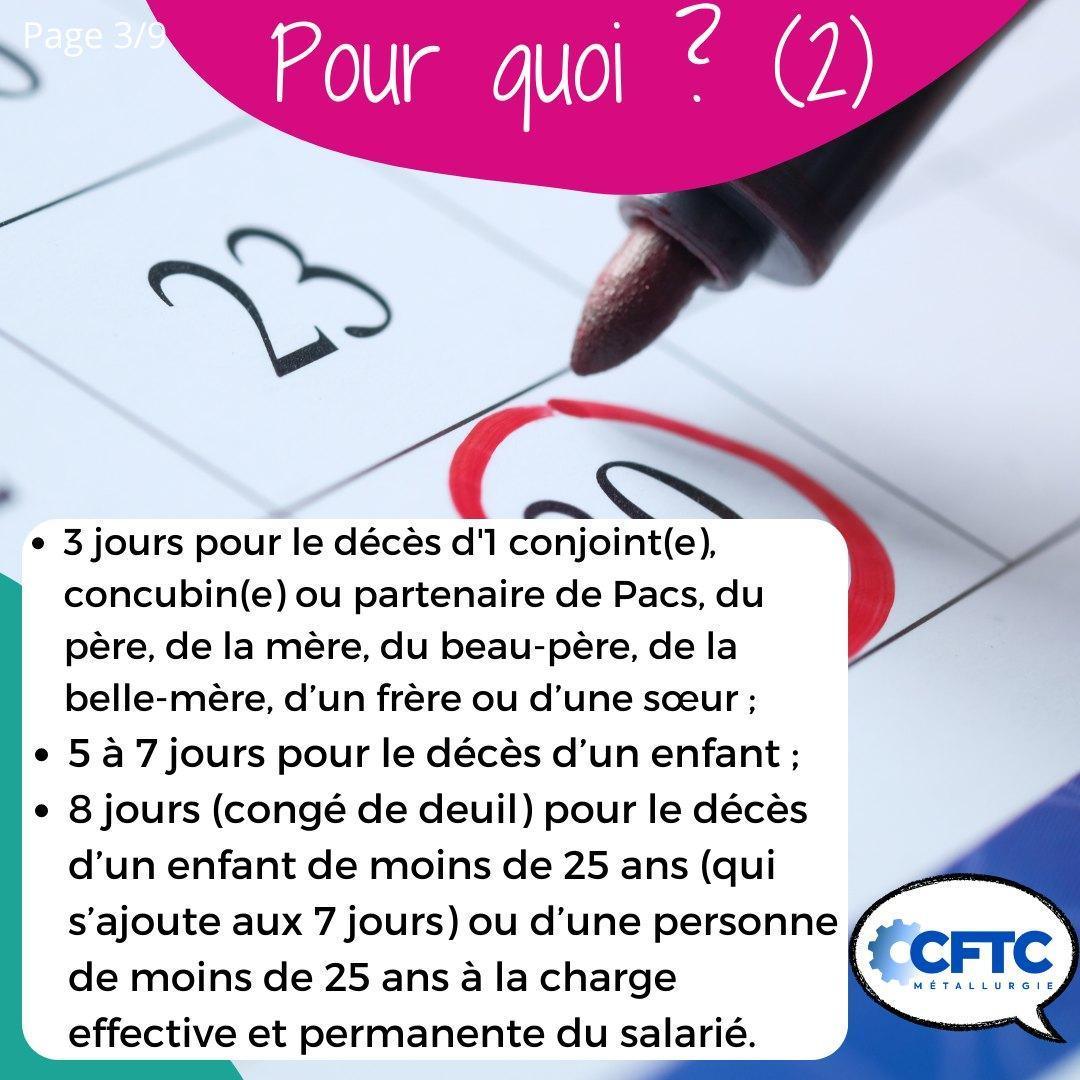 Le congé pour événement familial Le congé pour événement familial