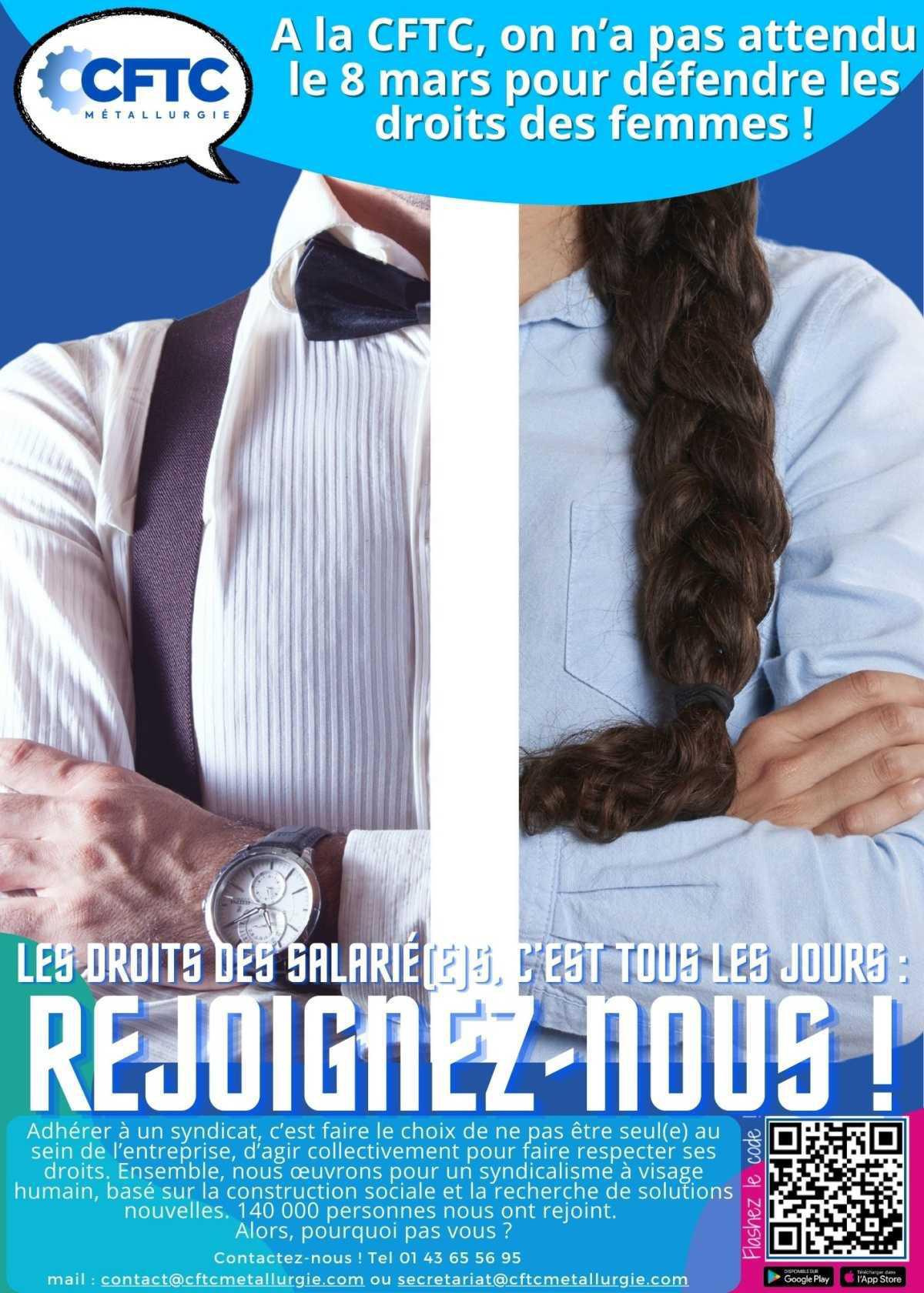 A la CFTC, le 8 mars c'est tous les jours !