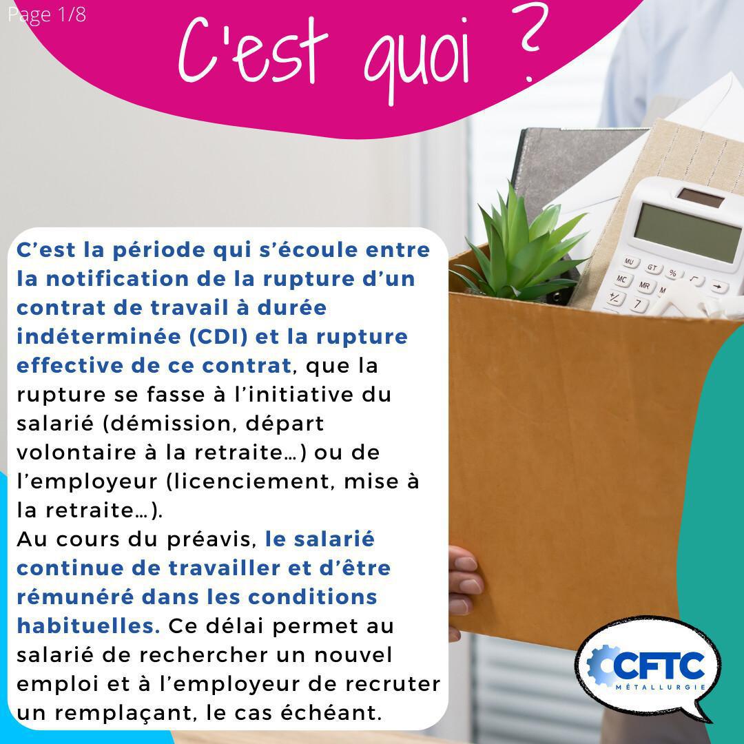 Le préavis Le préavis