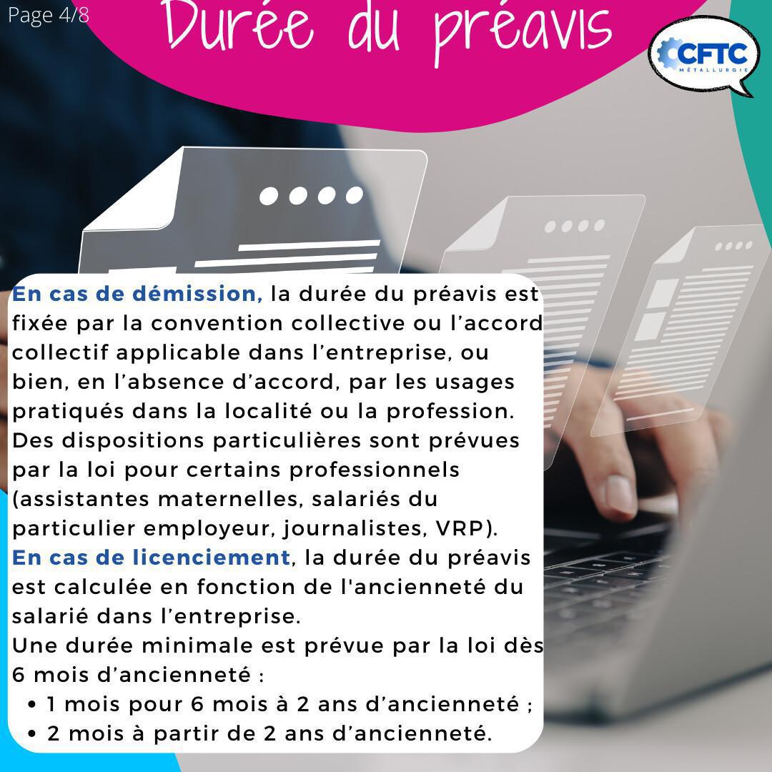 Le préavis Le préavis