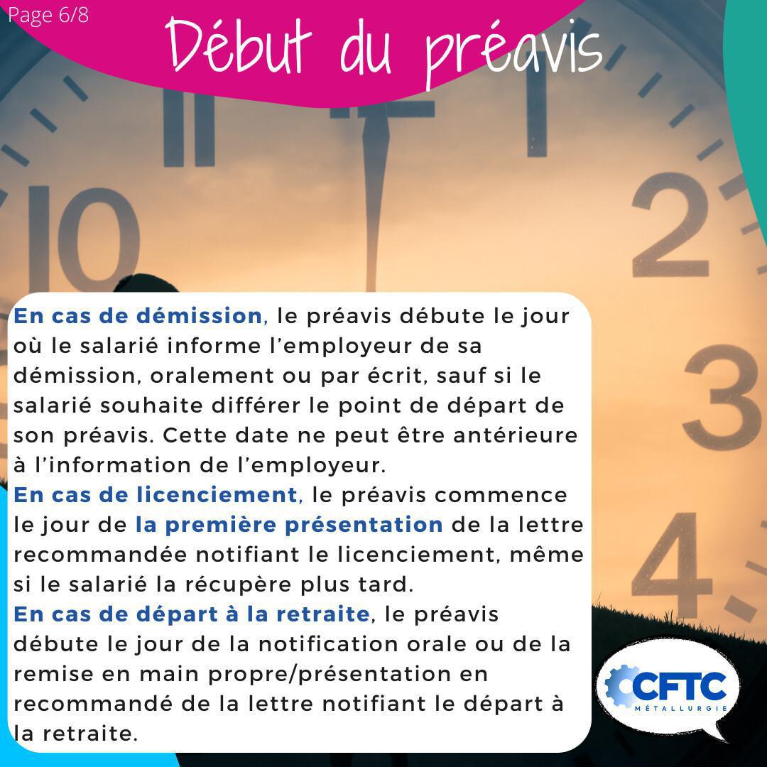 Le préavis Le préavis