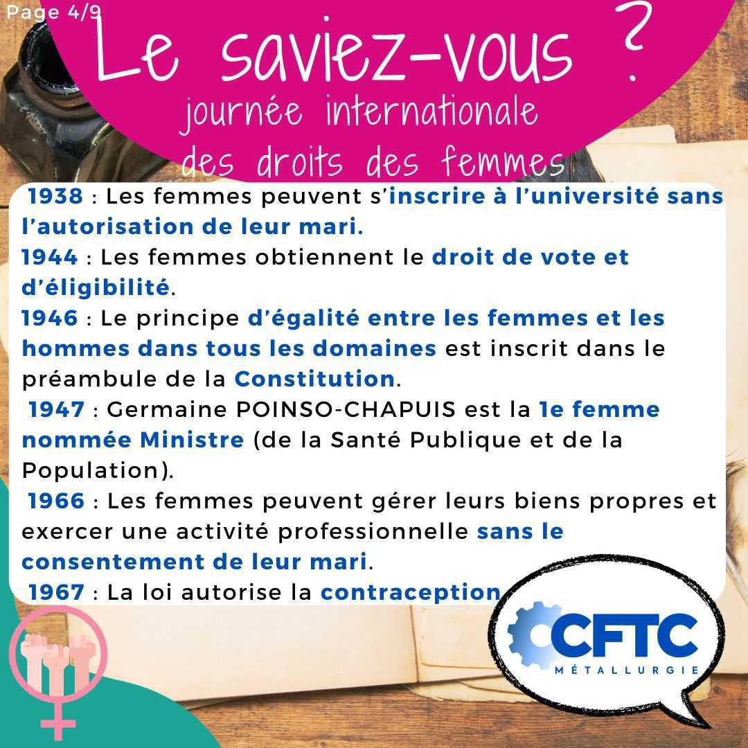 Journée des droits des femmes