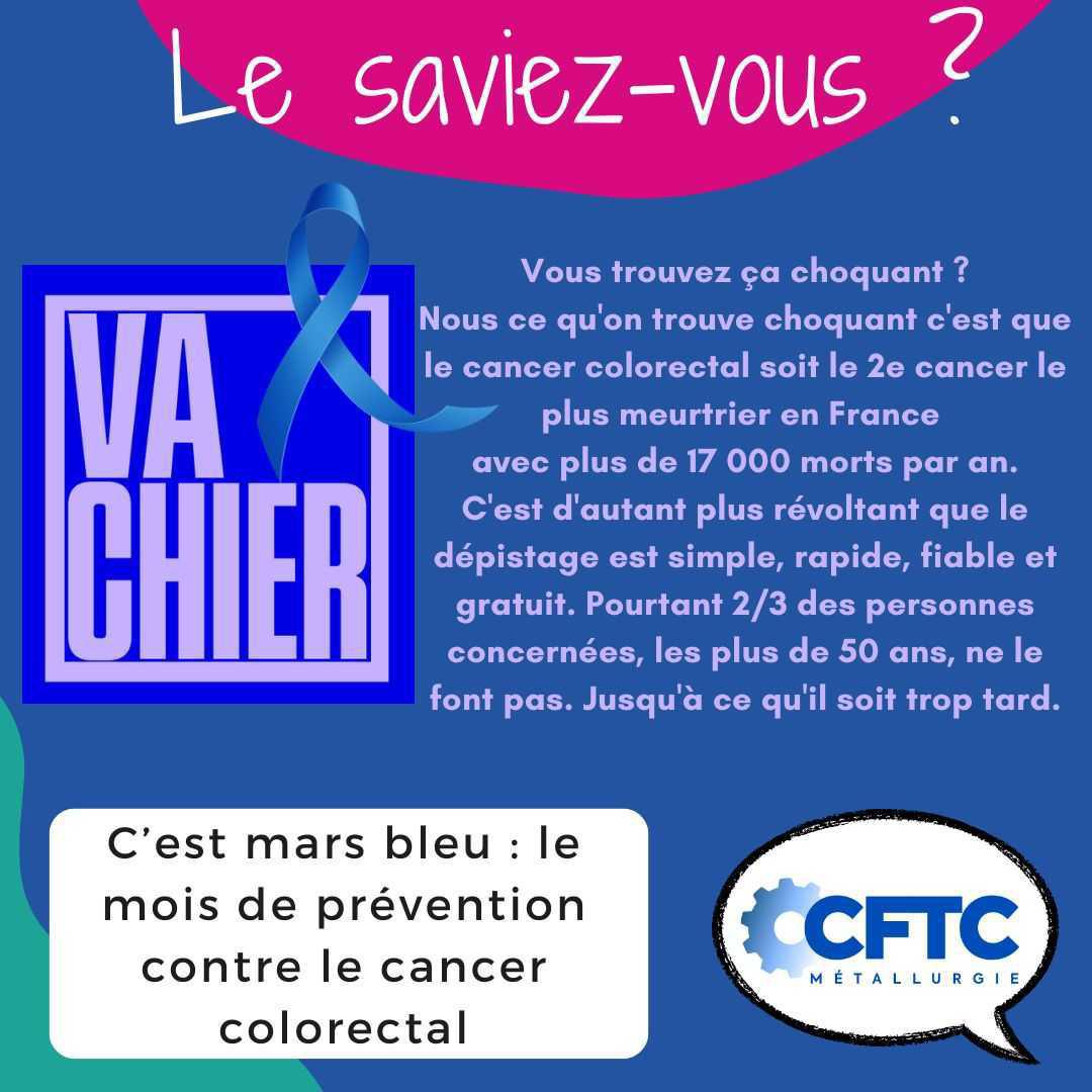 Mars bleu : dépistage du cancer colorectal