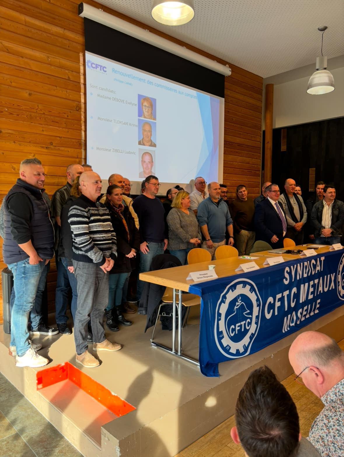 Un congrès sous le signe de la réussite pour la CFTC Métaux Moselle !