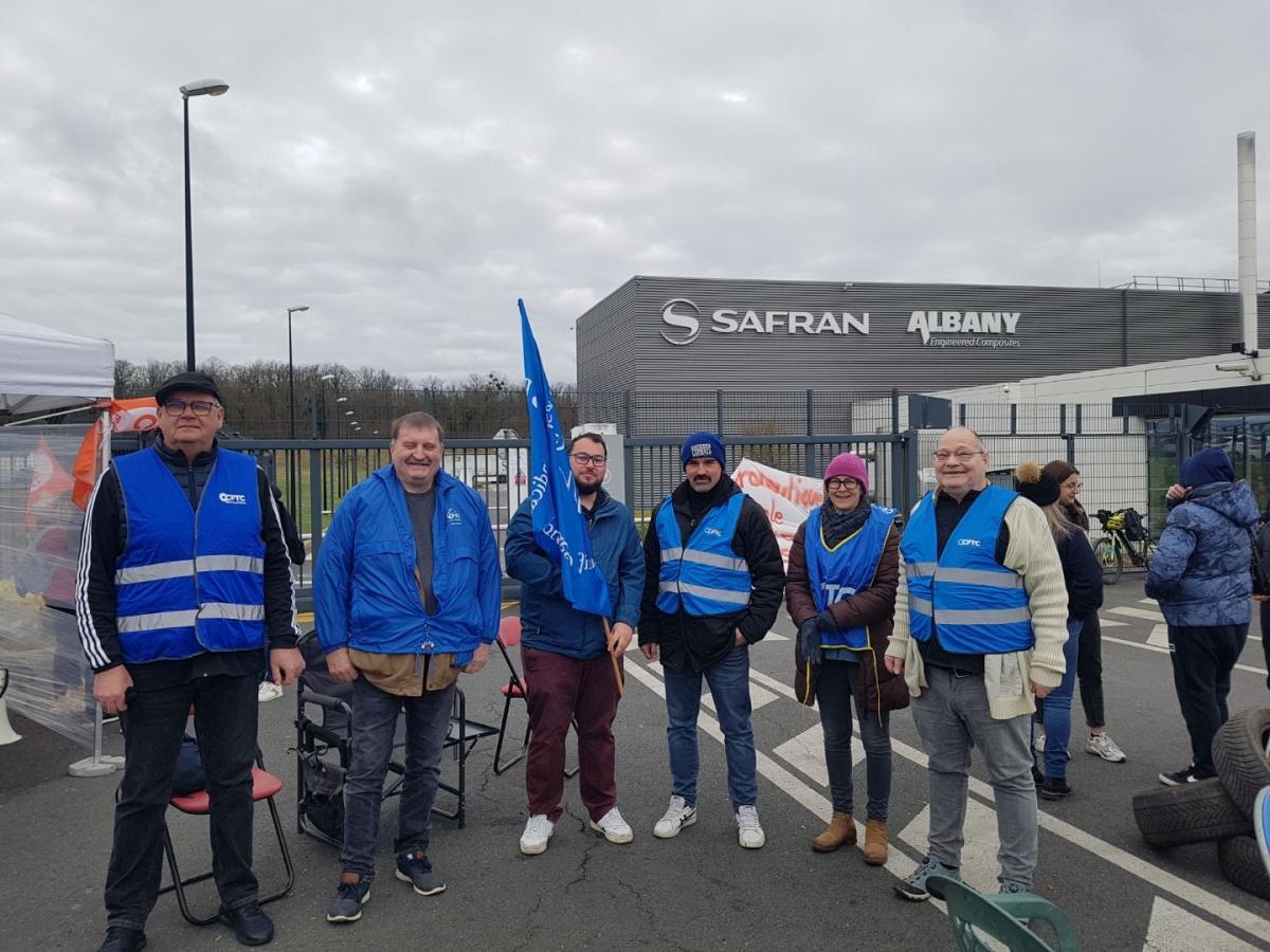 La CFTC en grève chez Safran Commercy La CFTC en grève chez Safran Commercy