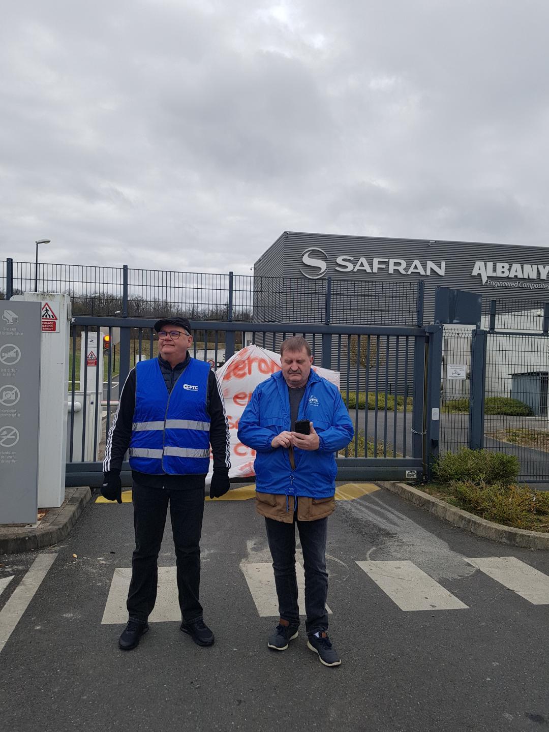 La CFTC en grève chez Safran Commercy