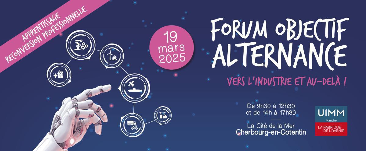 Forum industrie : 400 offres à pourvoir le 19 mars à Cherbourg