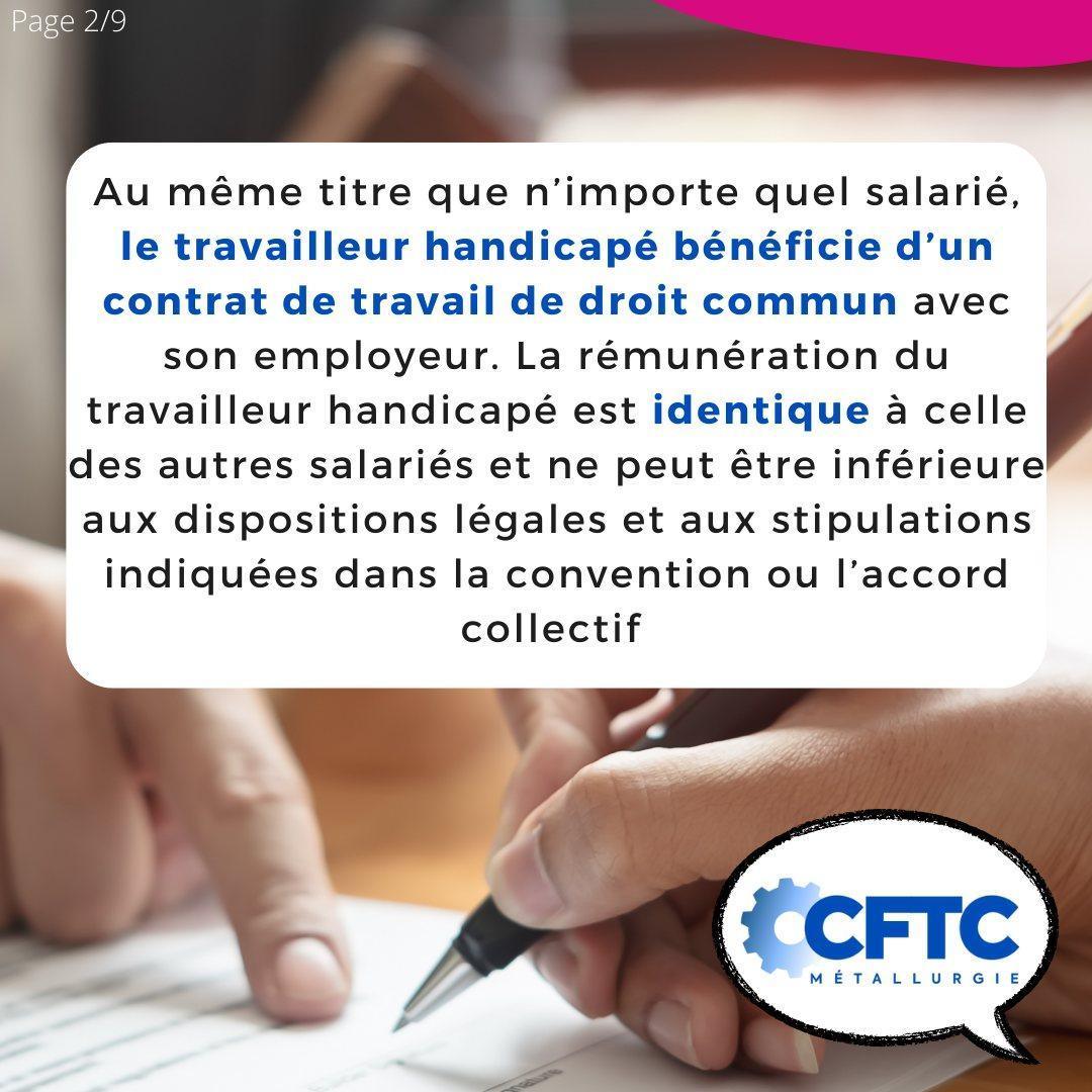 L'emploi des travailleurs handicapés L'emploi des travailleurs handicapés