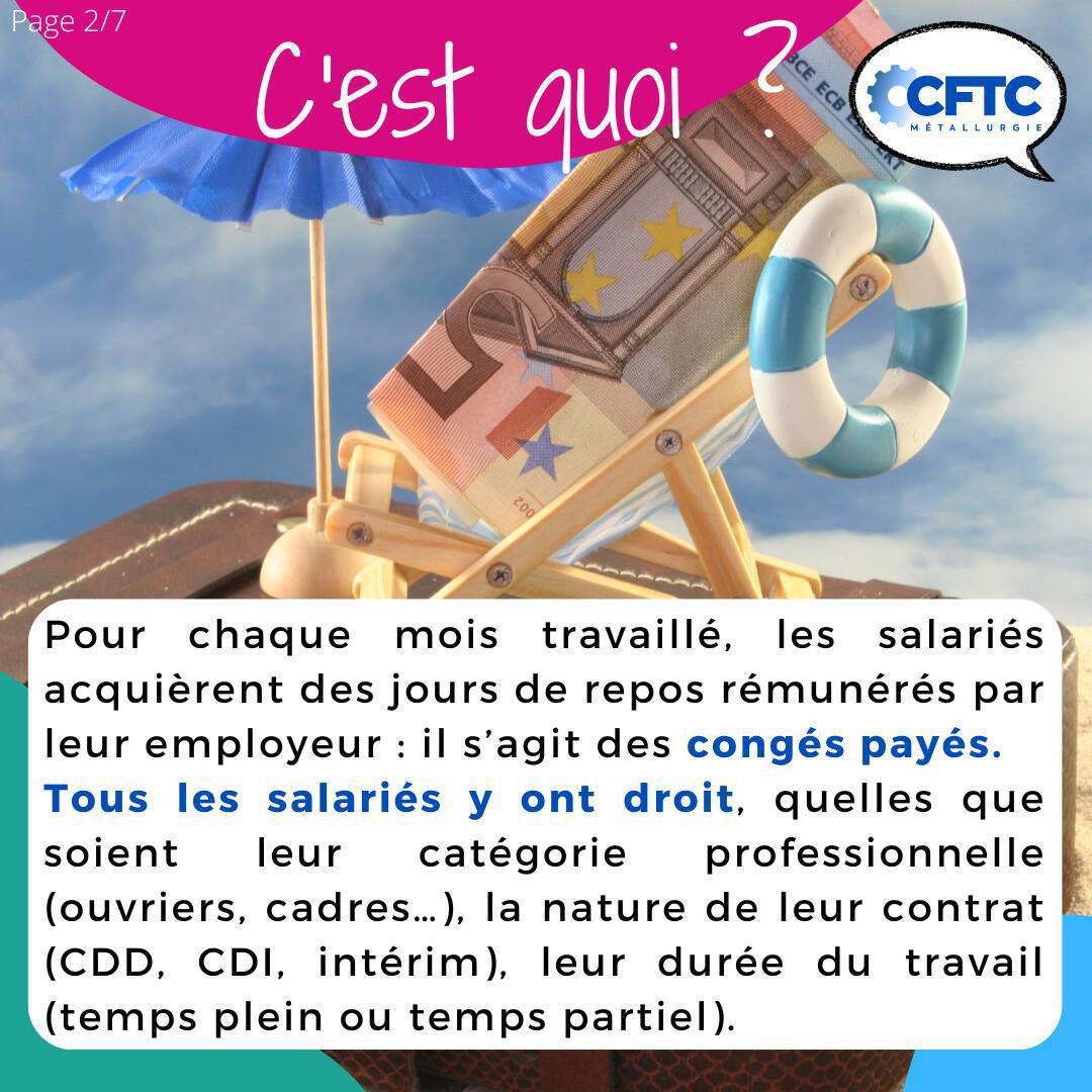 Les congés payés