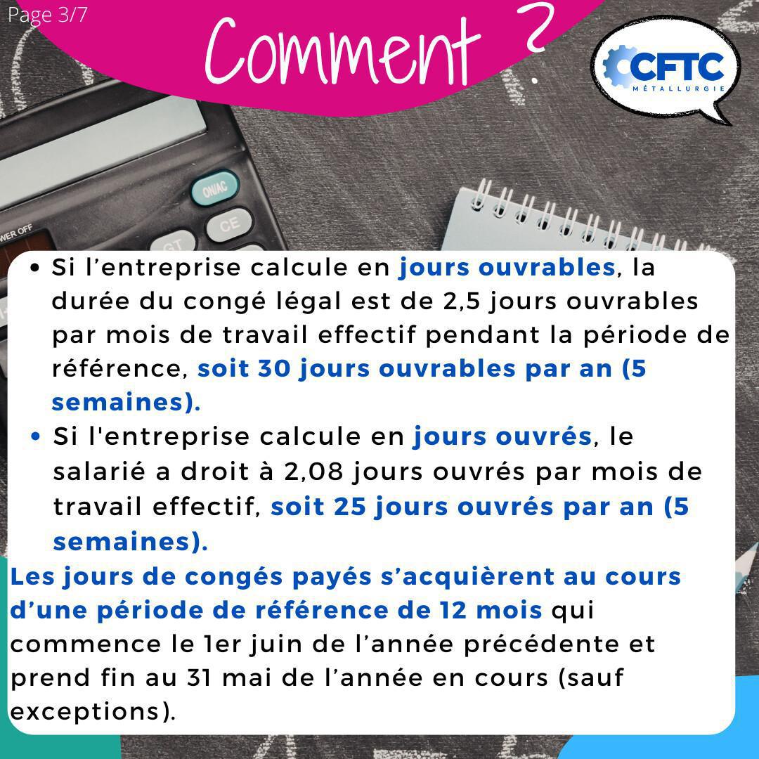 Les congés payés