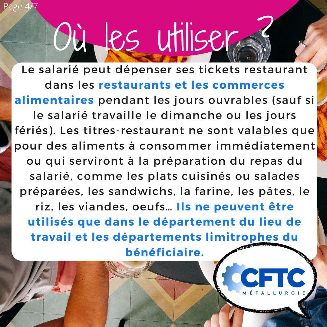 Les tickets restaurant Les tickets restaurant