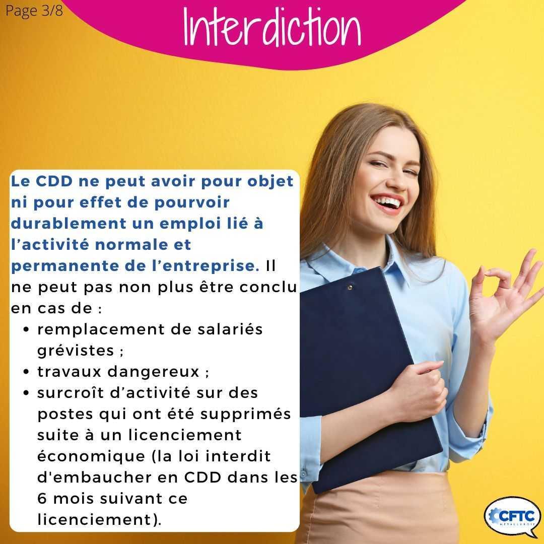 Le contrat à durée déterminée (CDD) Le contrat à durée déterminée (CDD)