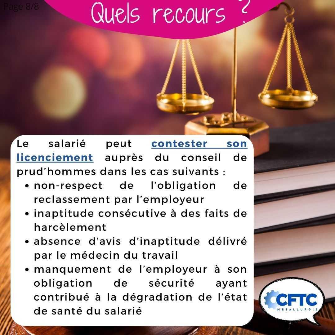 L'inaptitude au poste de travail L'inaptitude au poste de travail