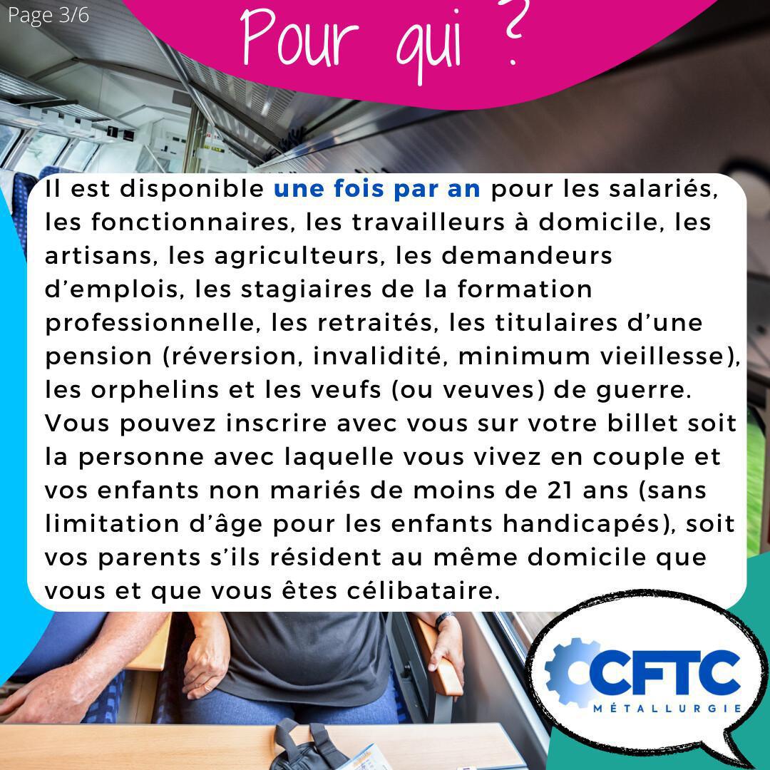 Le billet de congé annuel 🚂
