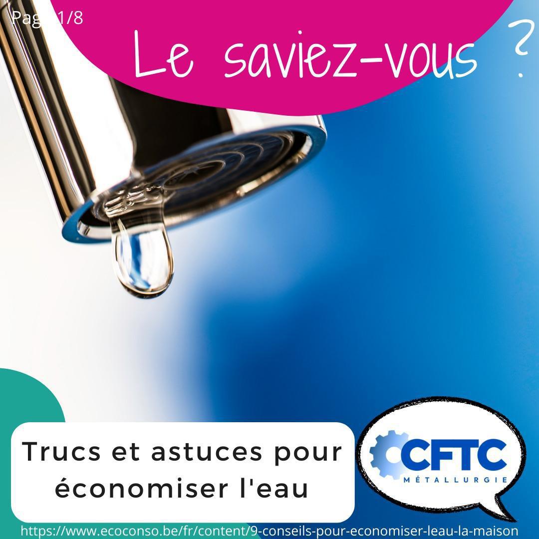 🚿🚰Trucs et astuces pour économiser l'eau
