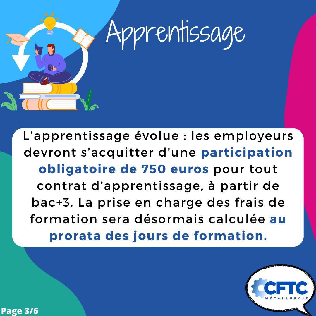 Les changements en juillet