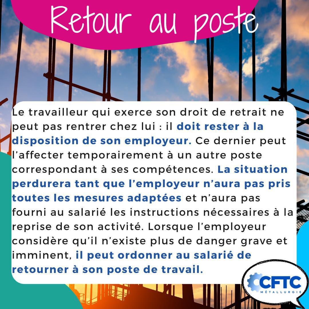 Le droit de retrait 🛑 Le droit de retrait 🛑