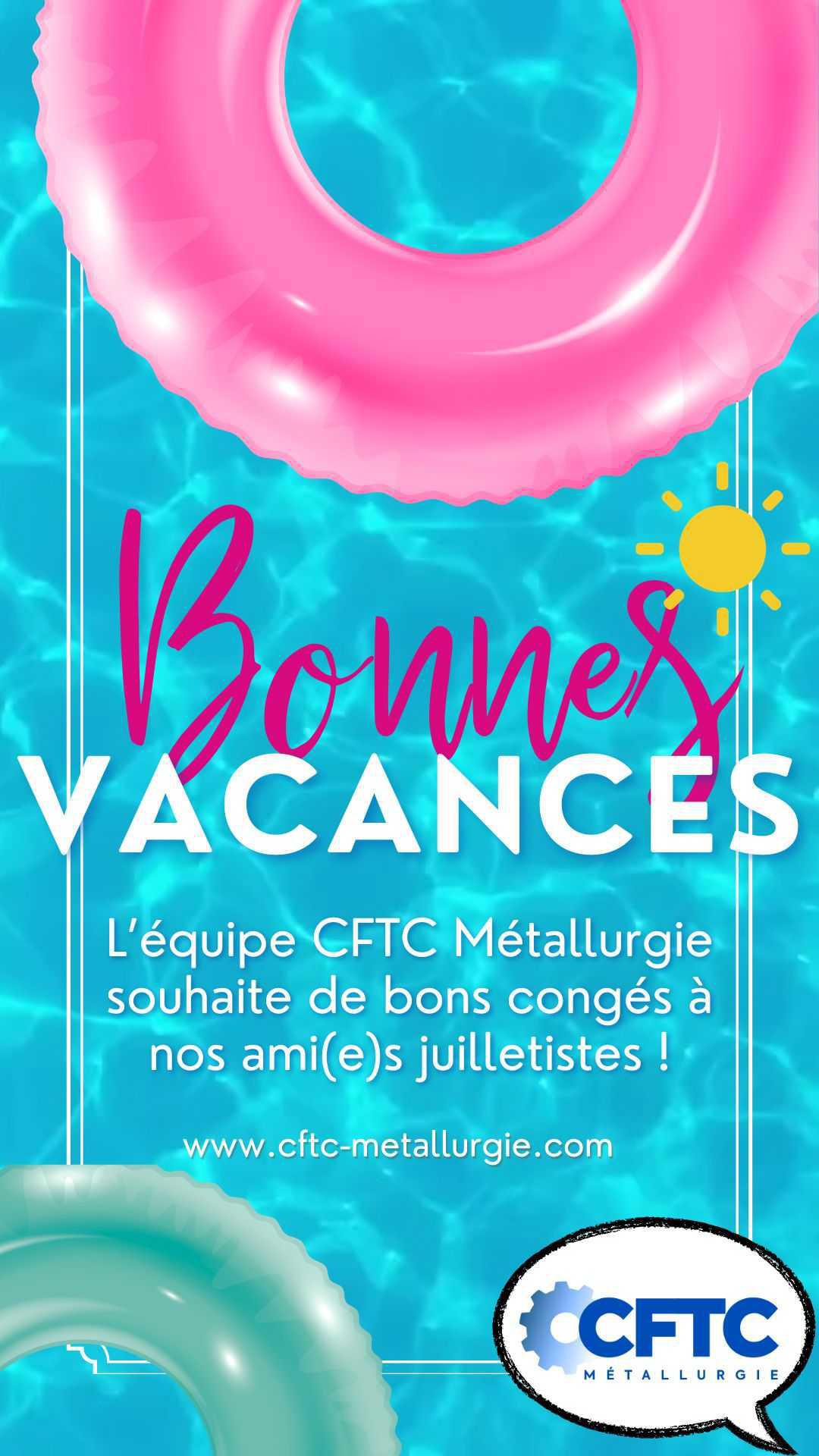 Bonnes vacances aux juilletistes !