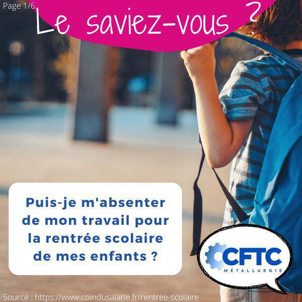💡Puis-je accompagner mes enfants lors de la rentrée scolaire ?