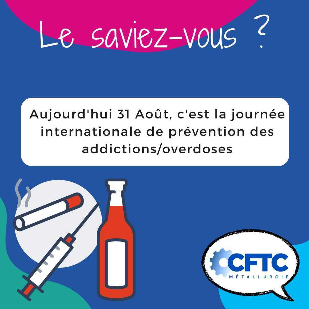 Journée mondiale de prévention des addictions & des overdoses
