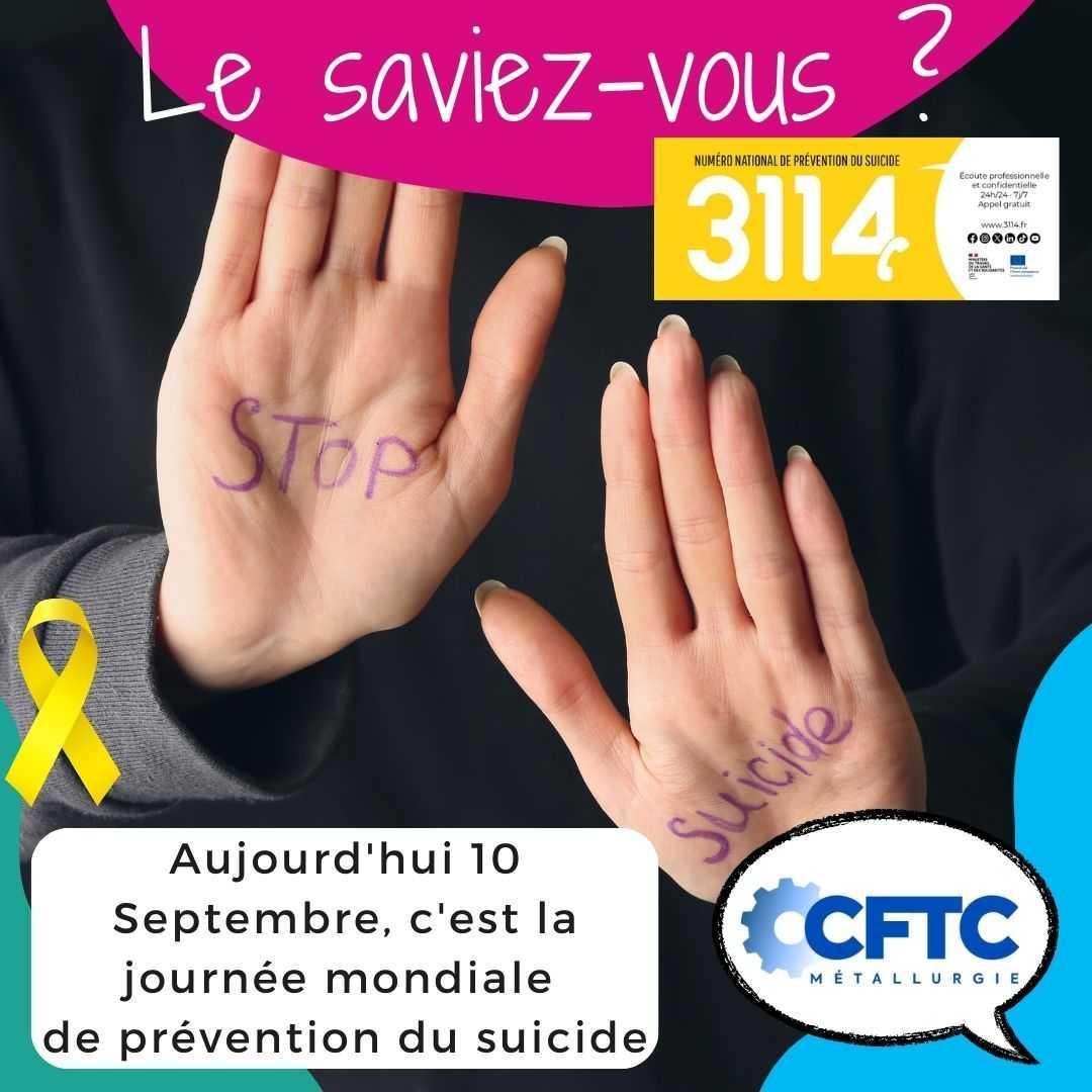 Journée mondiale de prévention des suicides 🎗️ Journée mondiale de prévention des suicides 🎗️