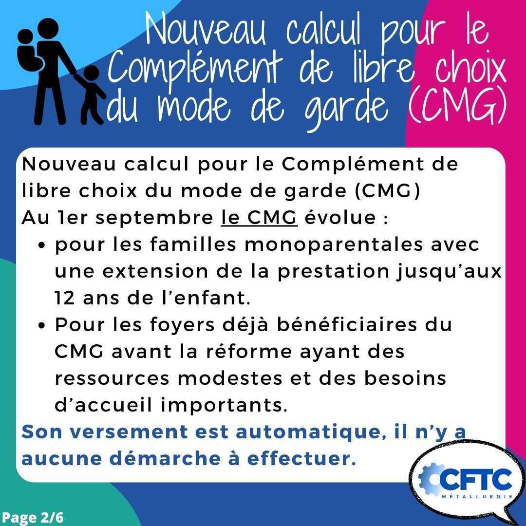 Les changements en septembre