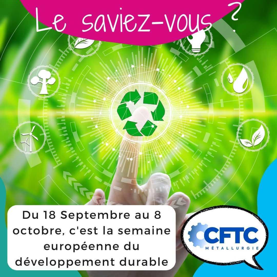 Semaine du développement durable 🌿