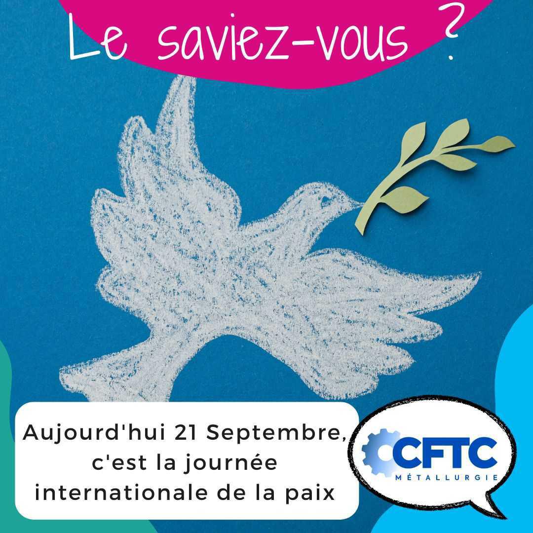 Journée internationale de la paix 🕊️
