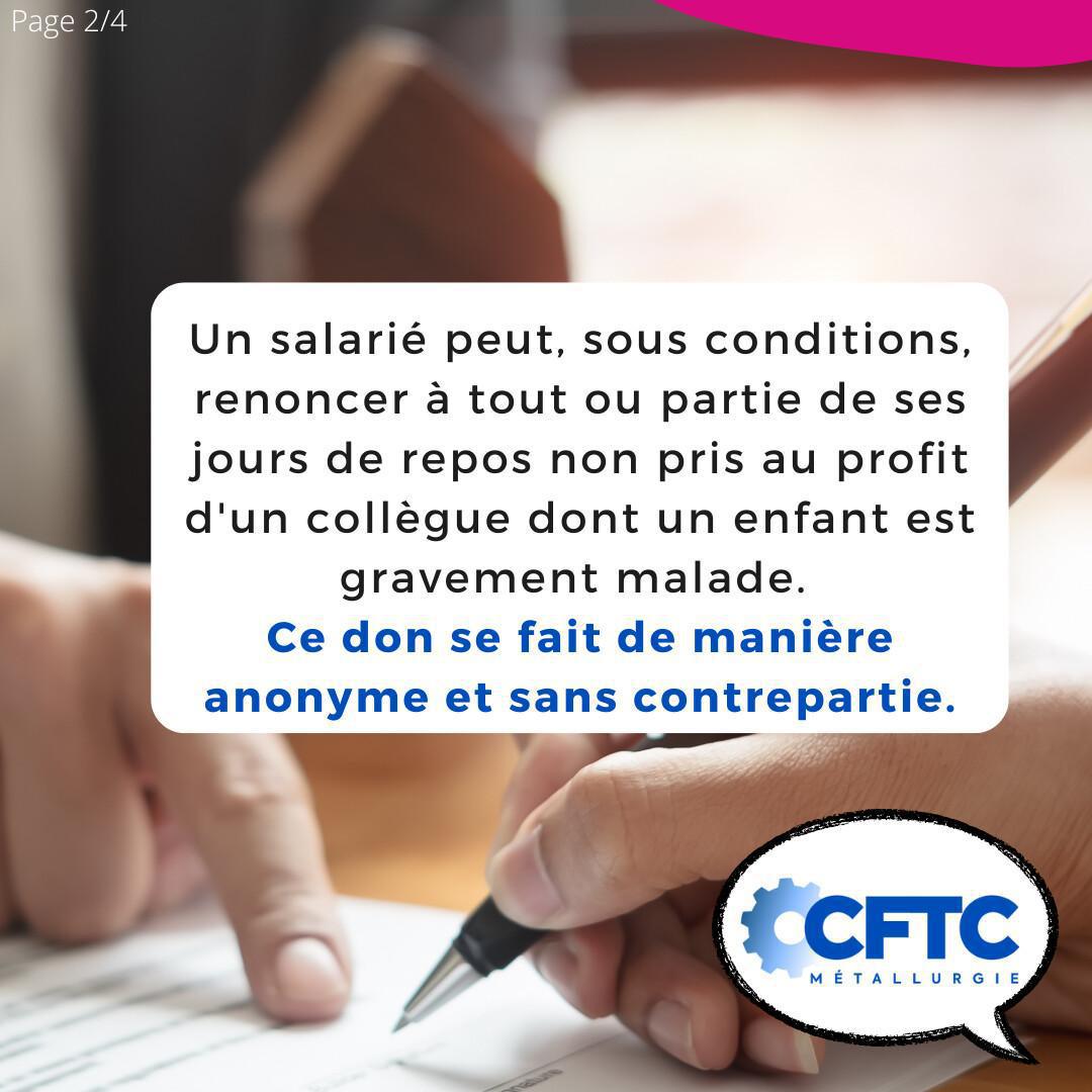 Le don de jours de congés