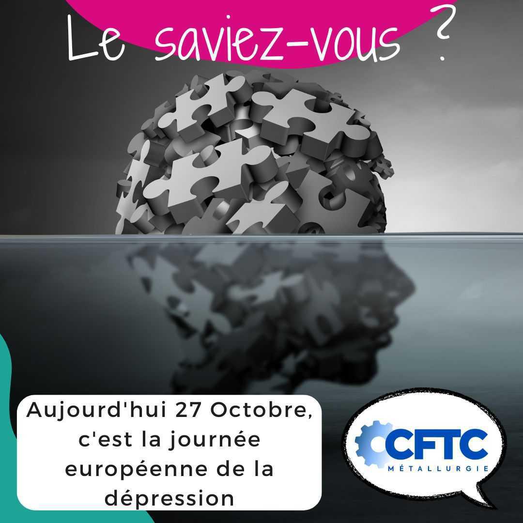 Journée européenne de la dépression.