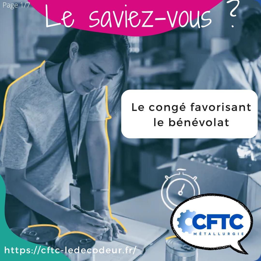 Le congé favorisant le bénévolat Le congé favorisant le bénévolat
