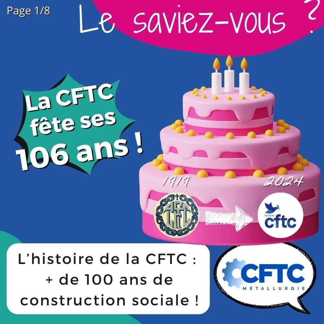 La CFTC a + de 100 ans ! 🎂 La CFTC a + de 100 ans ! 🎂